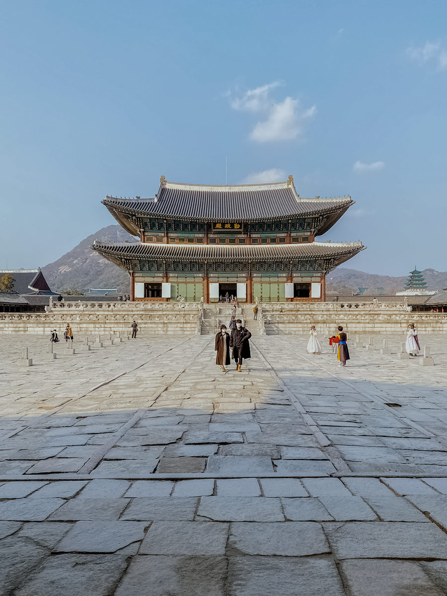 Gyeongbokgung Palace Sajik ro Sejongno Jongno gu Seoul South Korea soft adventure tour