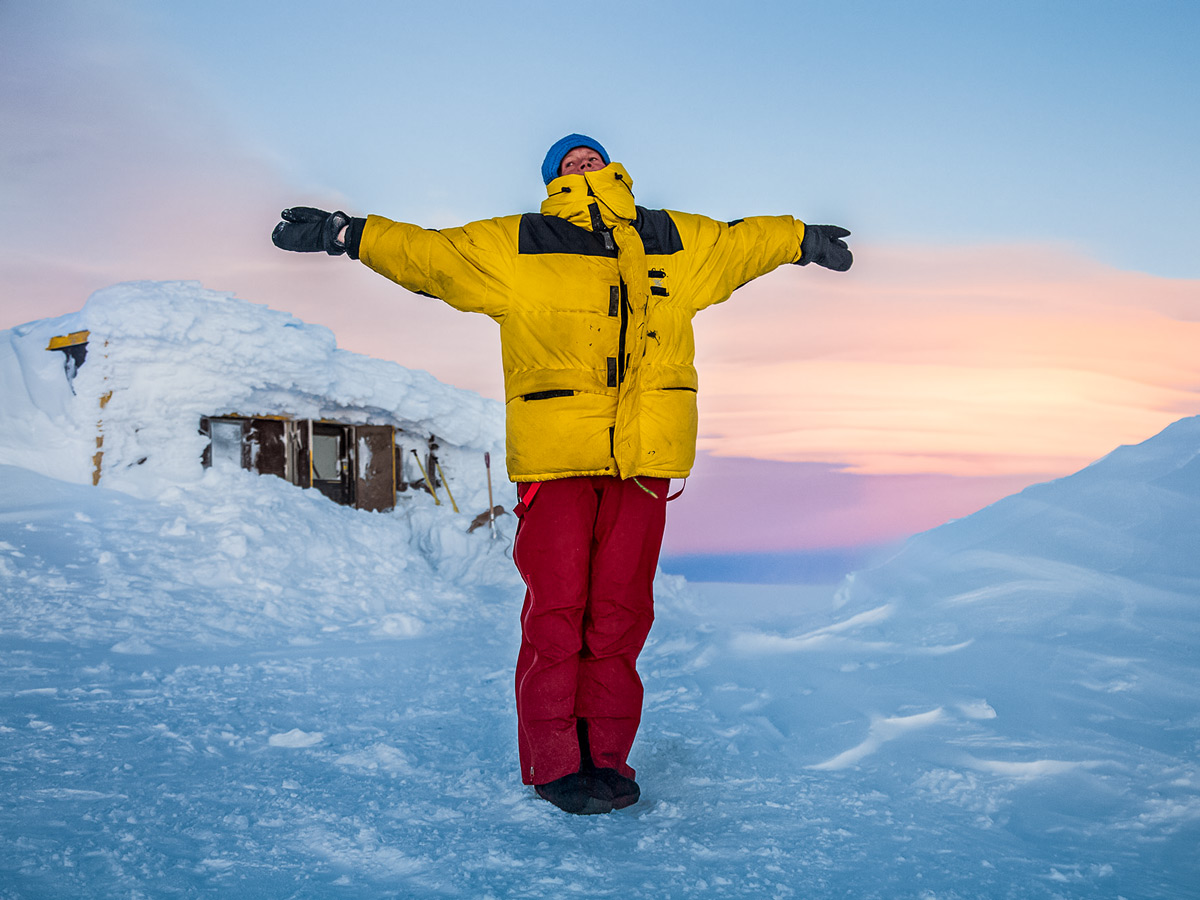 Winter jacket cold weather gear Vatnajokull ski trekking adventure tour Iceland