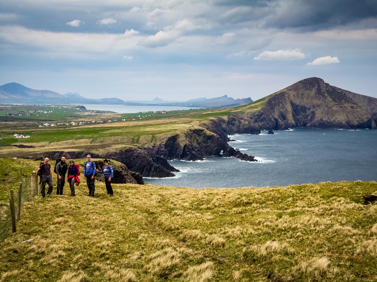 Exploring Irish coast and towns bike cycling tour Dingle Peninsula Ireland