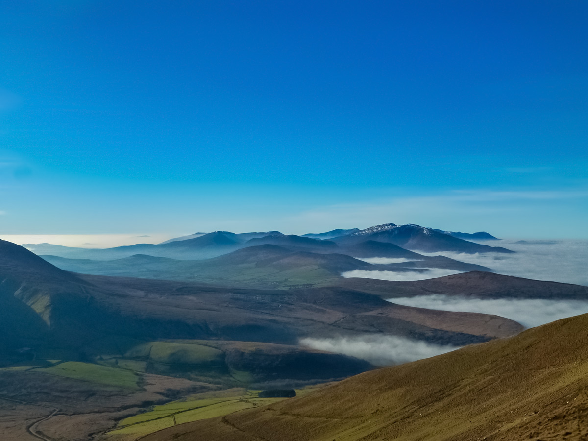 Cloghane misty mountains bike tour Dingle Peninsula Ireland