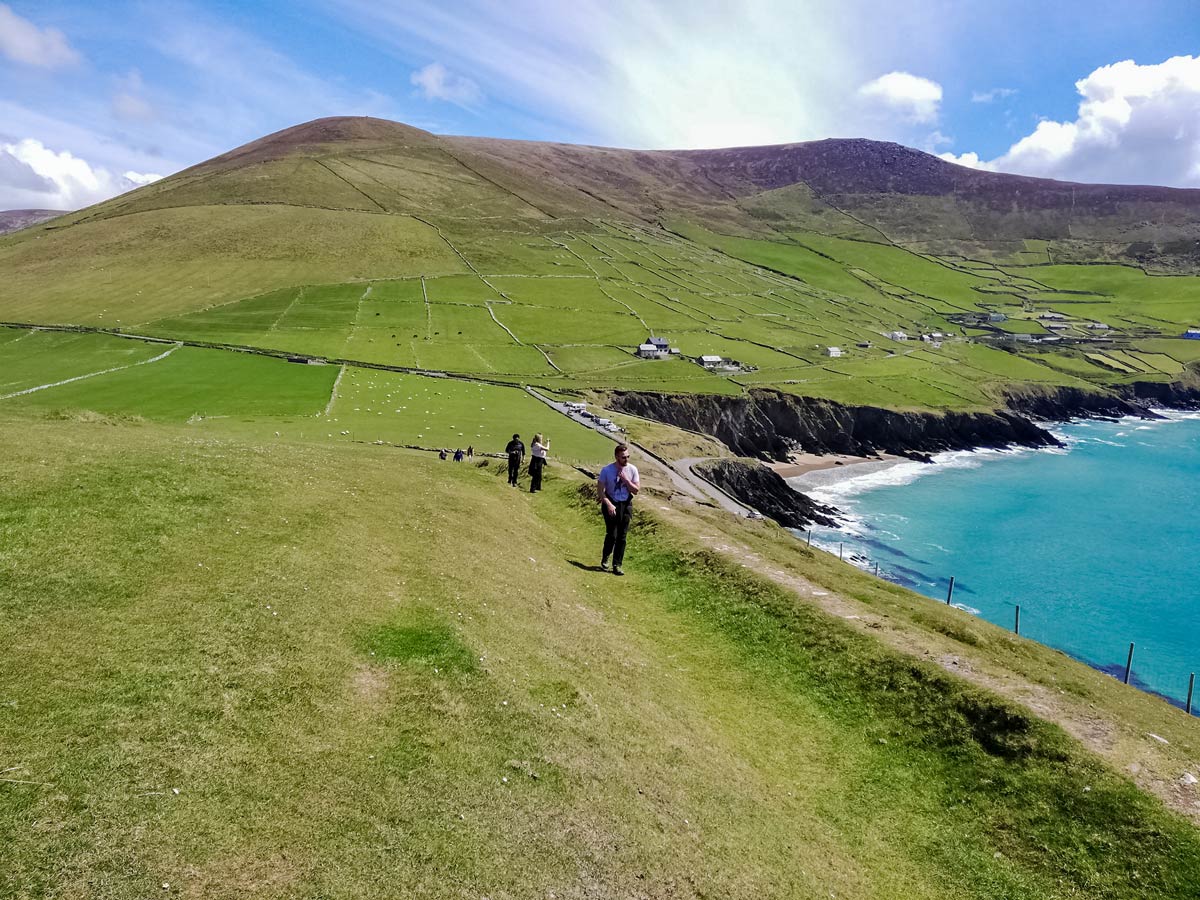 Irish farmland bike cycling tour Dingle Peninsula Ireland