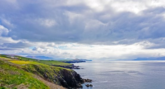 Irish coast cliffs bike cycling tour Dingle Peninsula Ireland