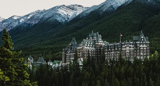 Surprise corner Banff Springs hotel Banff National Park Canada