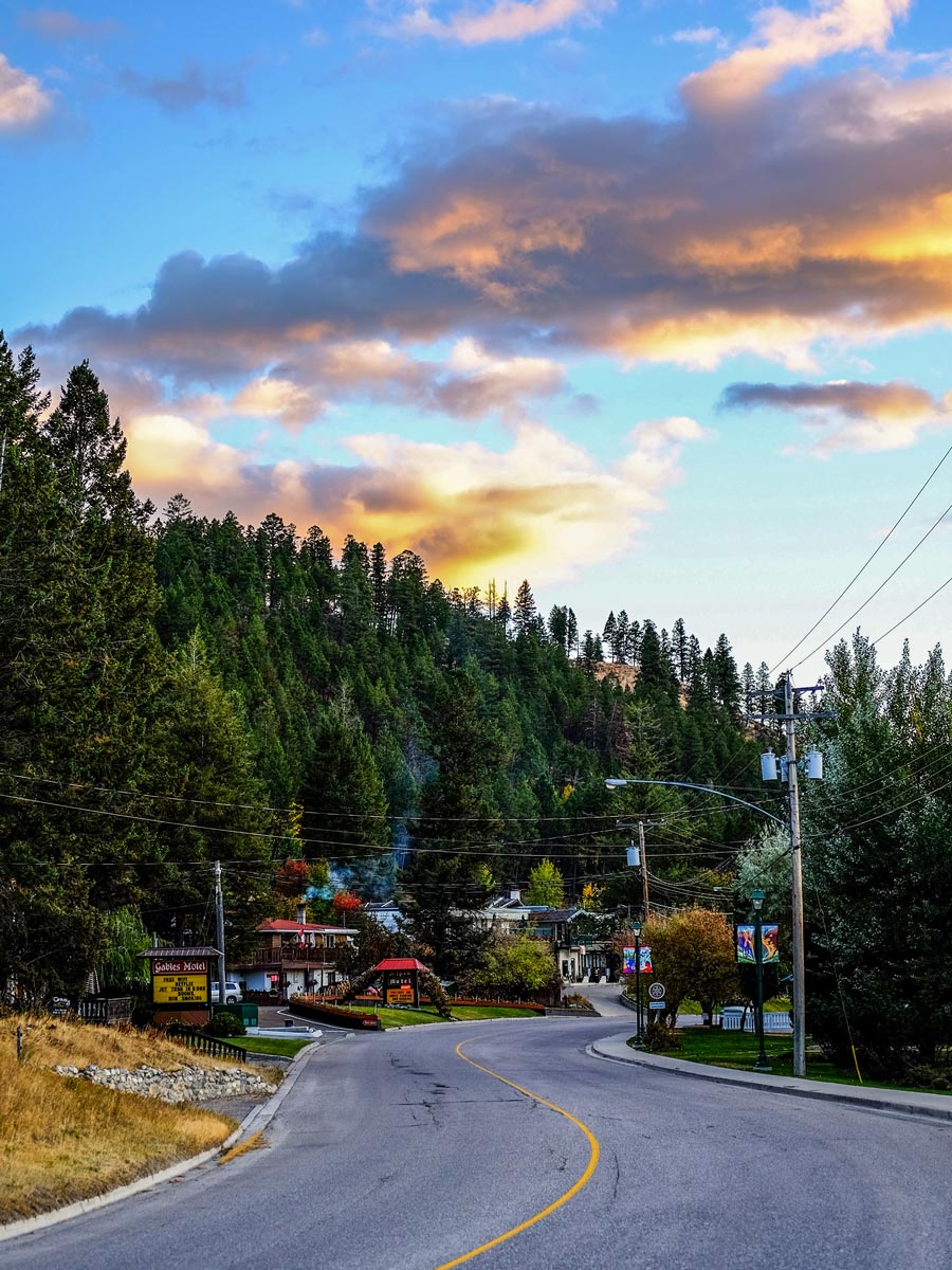 Road to radium hot springs British Columbia BC Canada