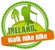 ireland walk hike bike logo
