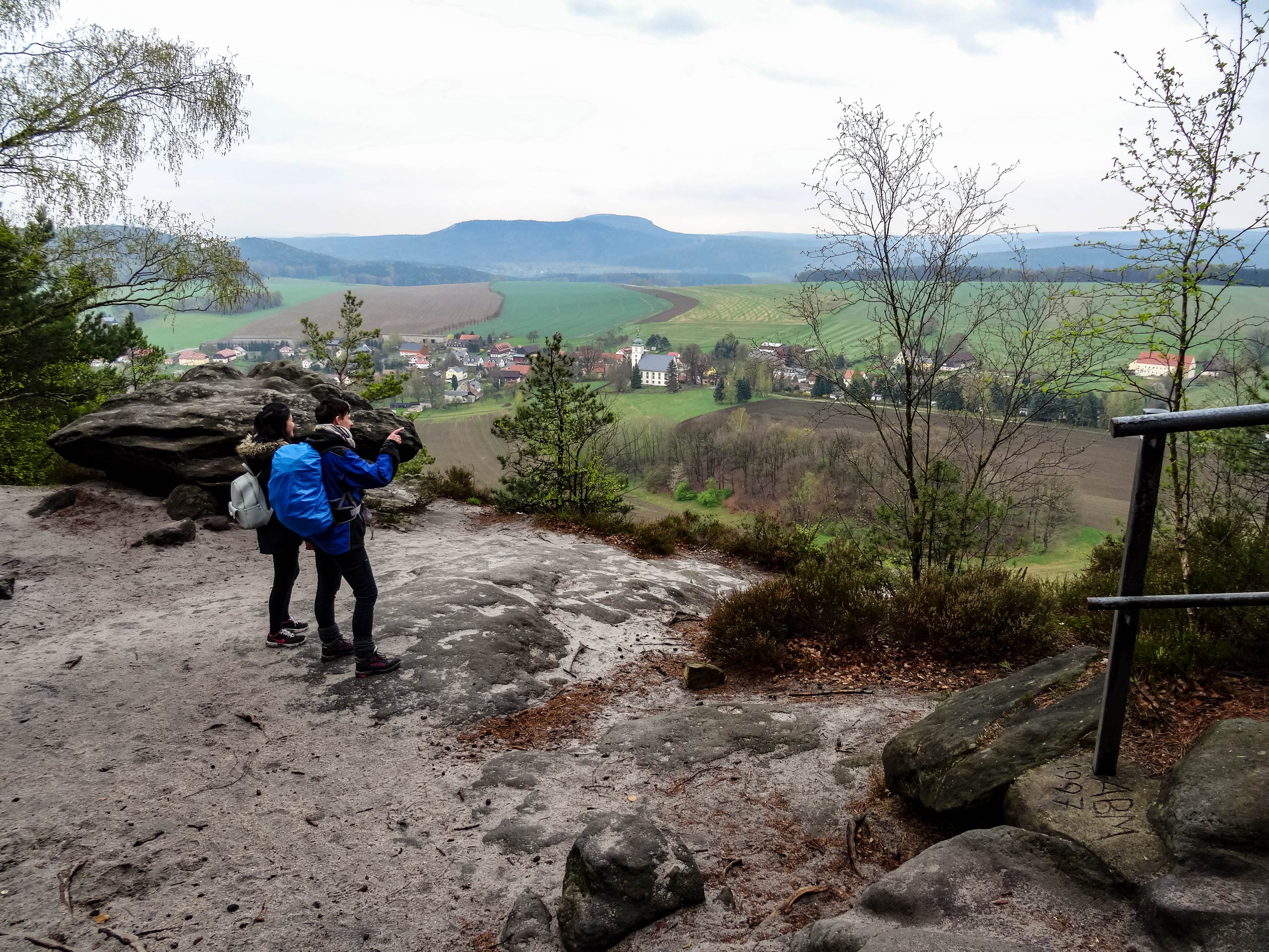 Auf dem Papststein, Malerweg AugustusTours, Anke Berndt