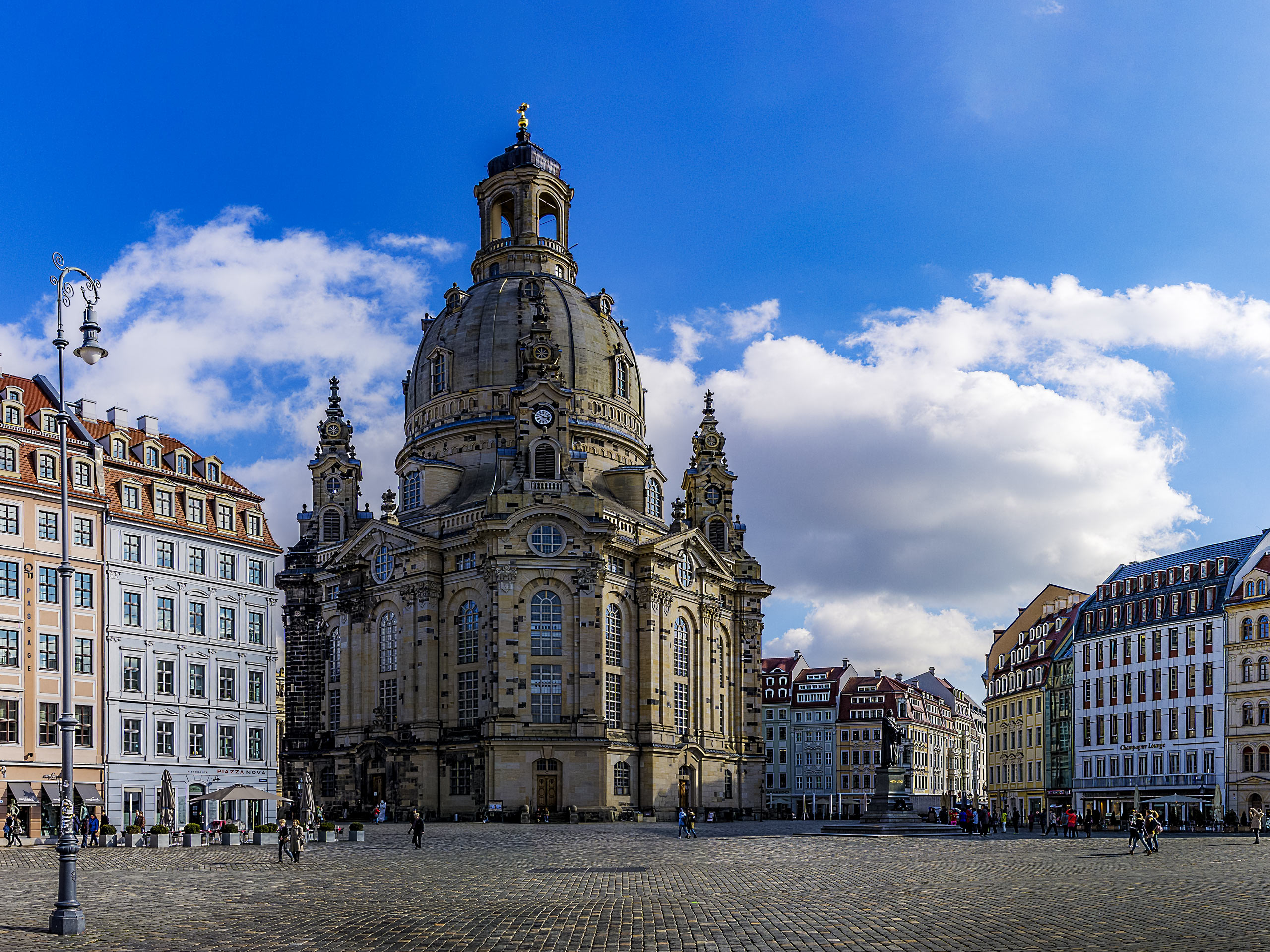 Frauenkirche square Dresden Germany