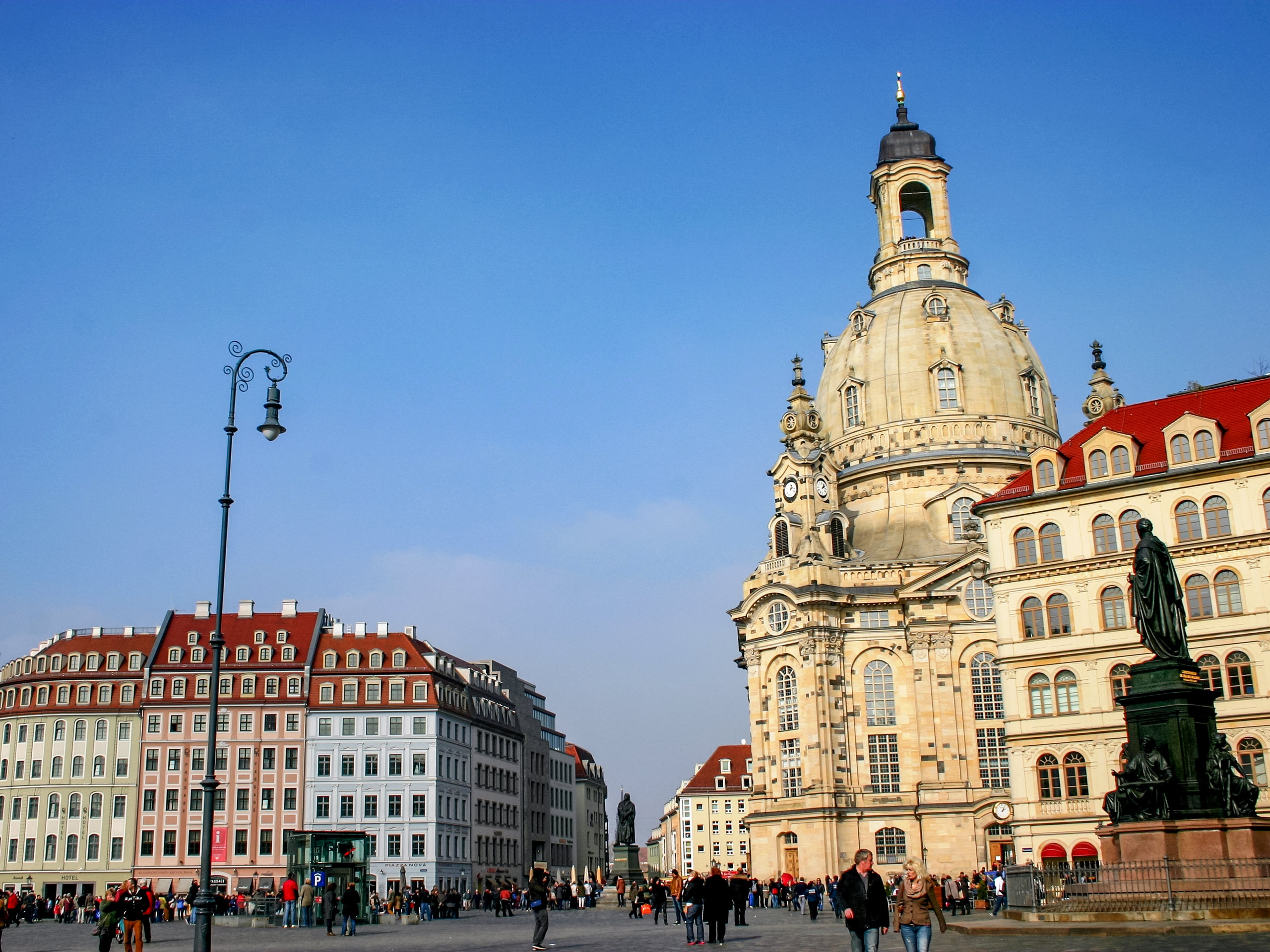 Frauenkirche Square and Neumarkt Dresden Lisa Frank AugustusTours