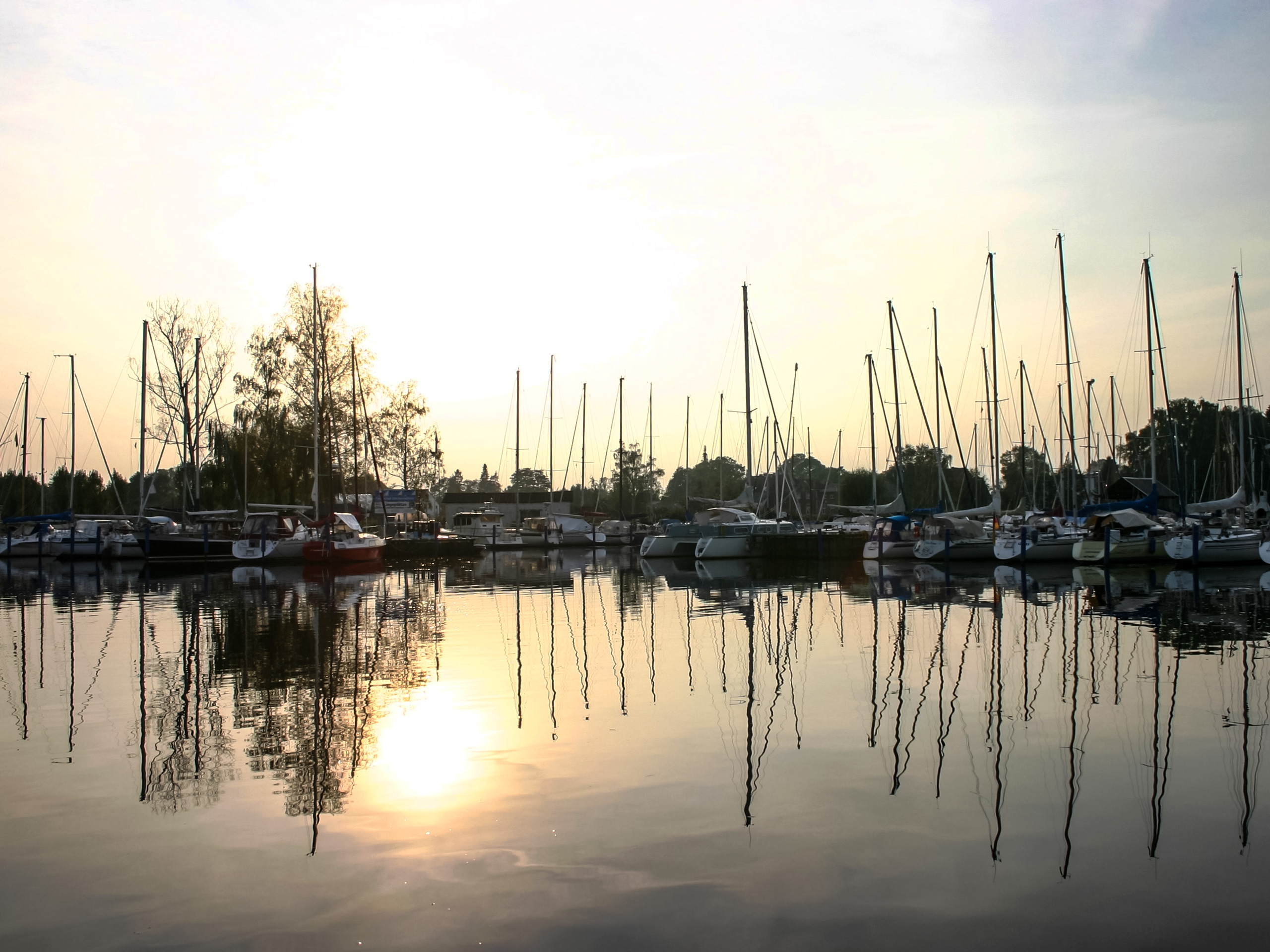 Ueckermünde harbor Germany