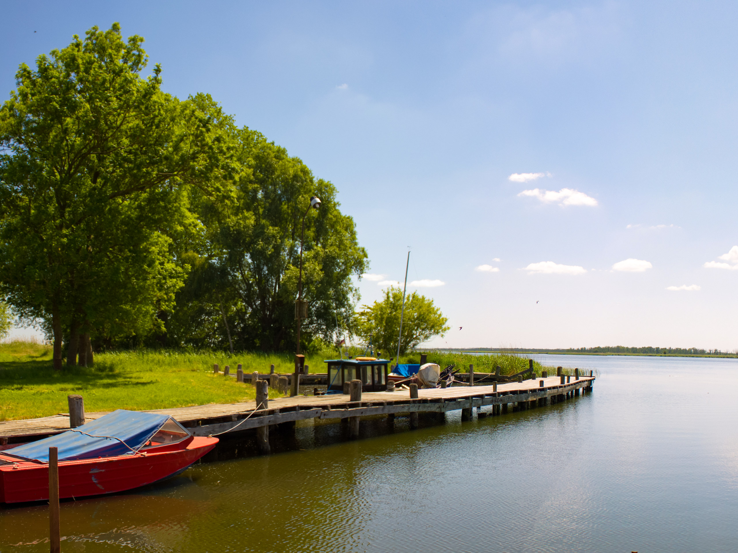 Germany Island Of Usedom Harbor boat docks