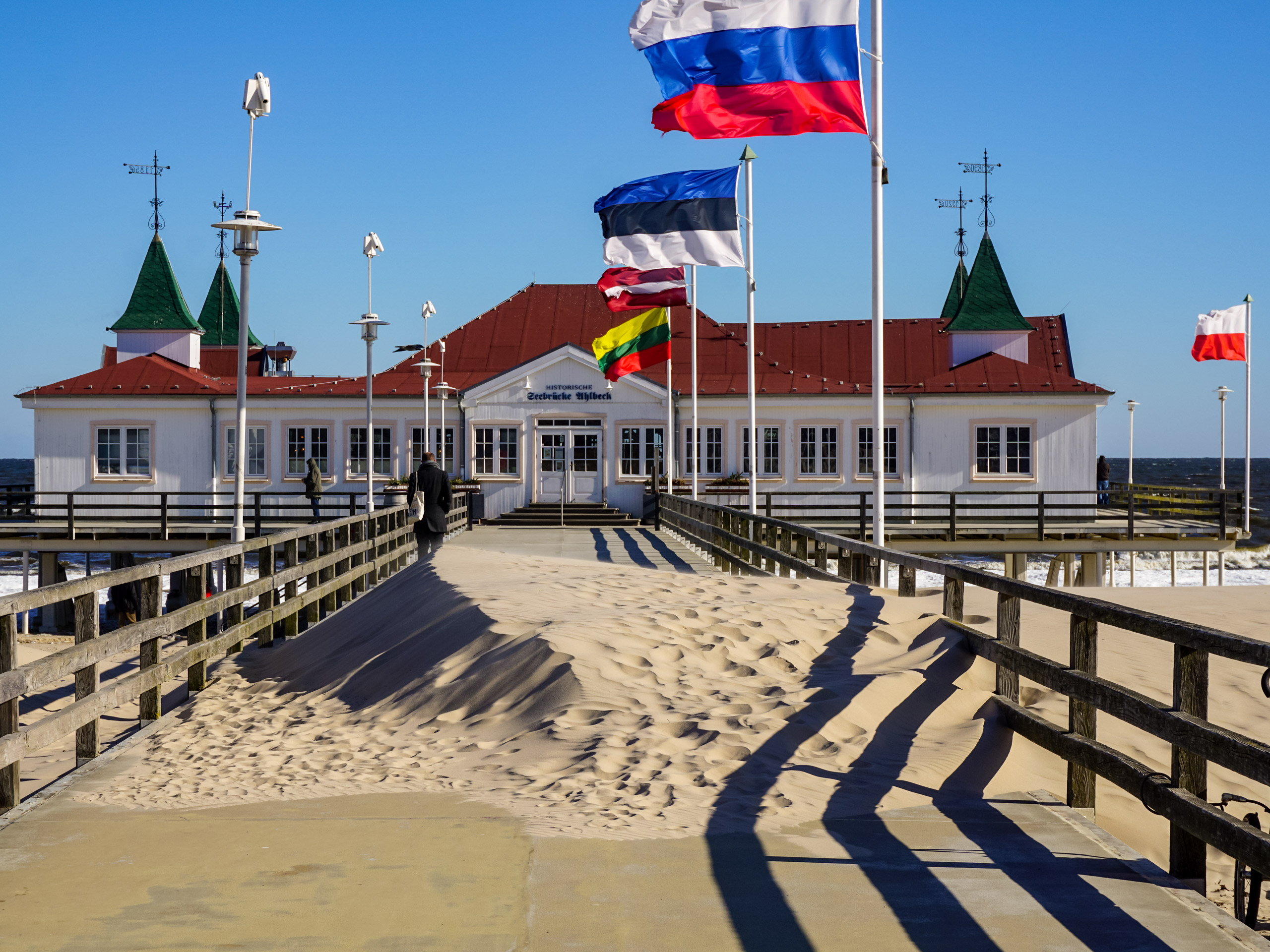 Usedom island Ahlbeck pier