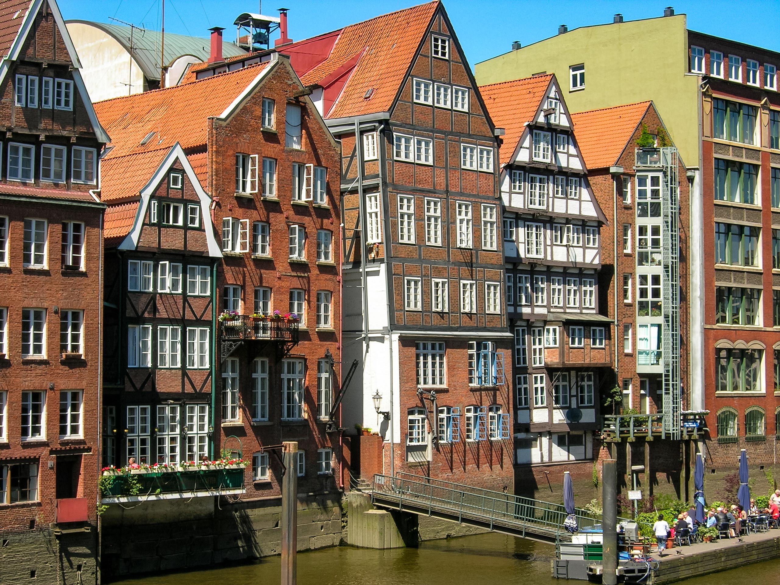 Historical buildings in Hamburg