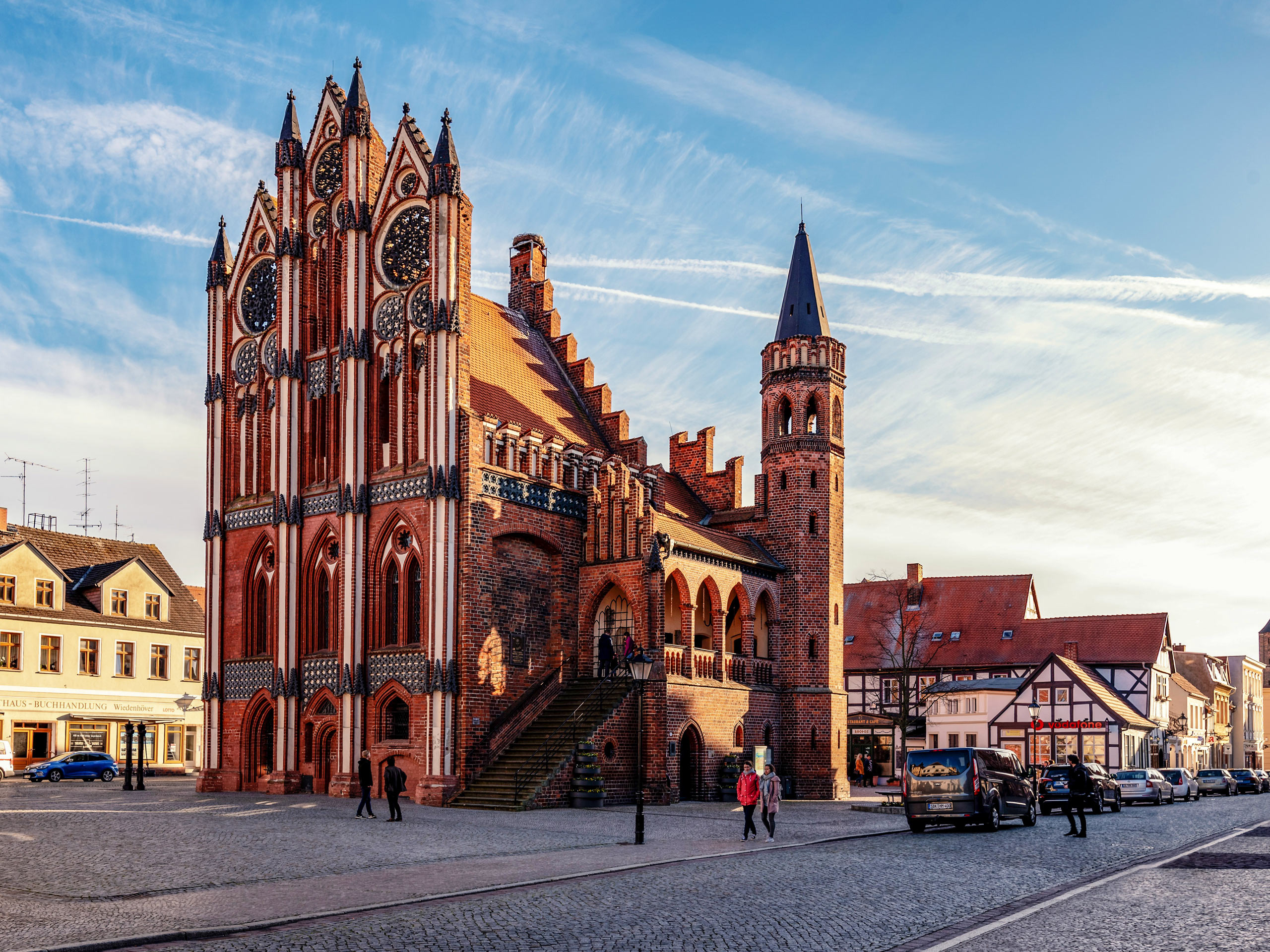 Germany Tangermünde old historic church