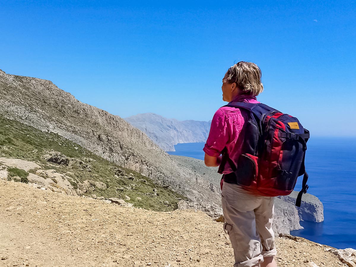 Mediterranean islands hiking walking Amorgos Greece