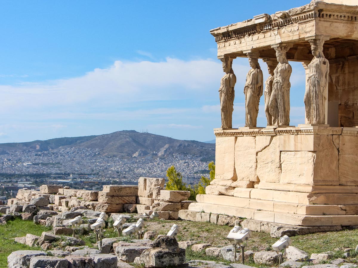 Ancient ruins landmark exploring Athens Kea Greece adventure tour