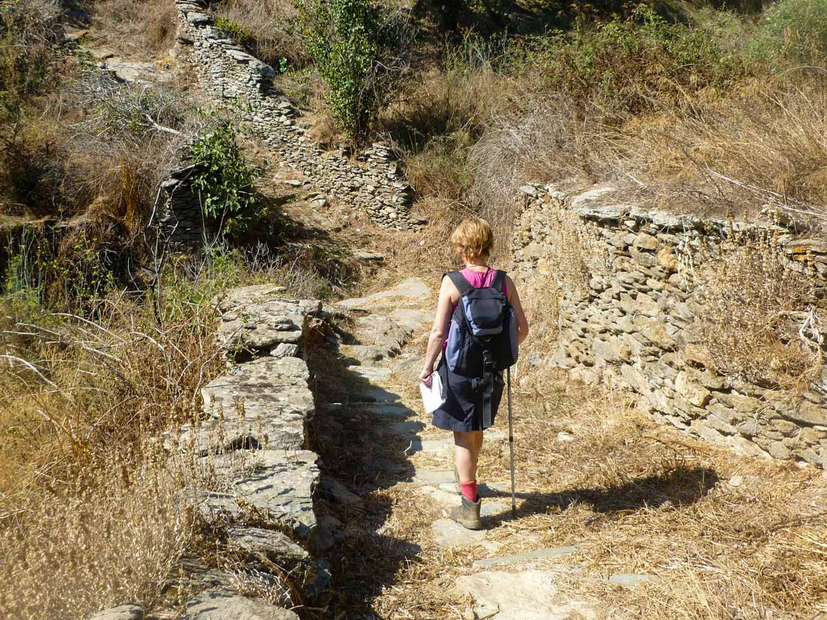 Old Kalderimia walking trails exploring Athens Kea Greece adventure tour