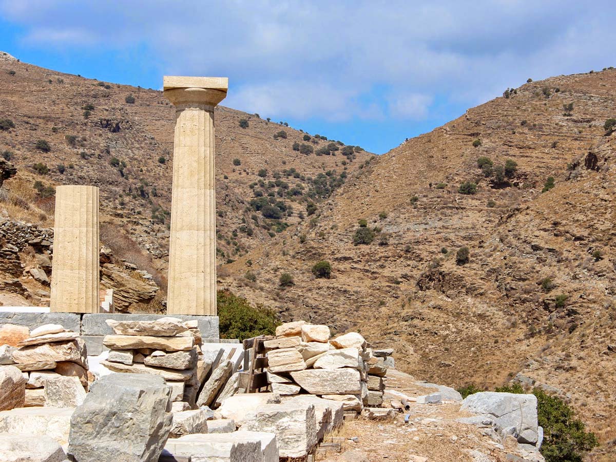 Exploring ruins history Athens Kea Greece adventure tour