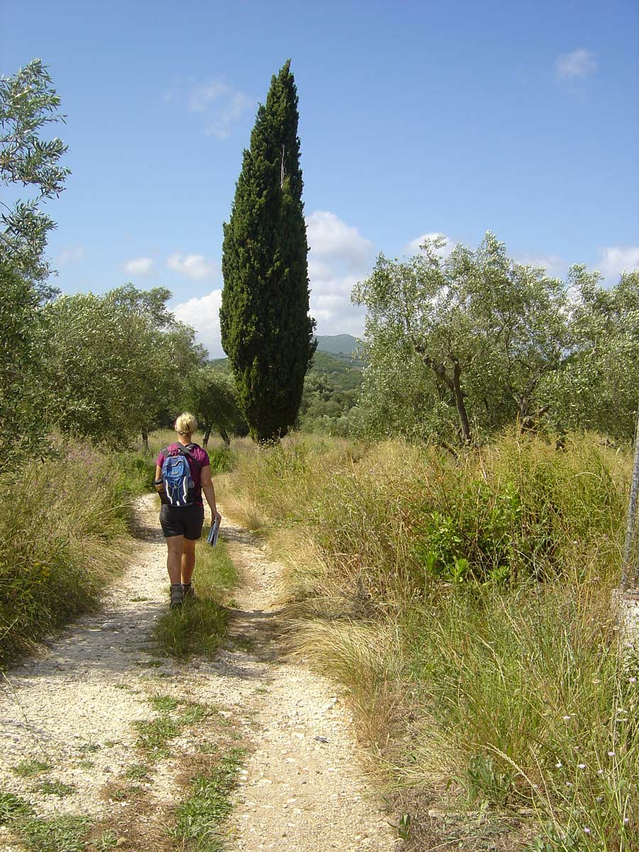 Hiking walking Corfu Paxos Greece adventure tour