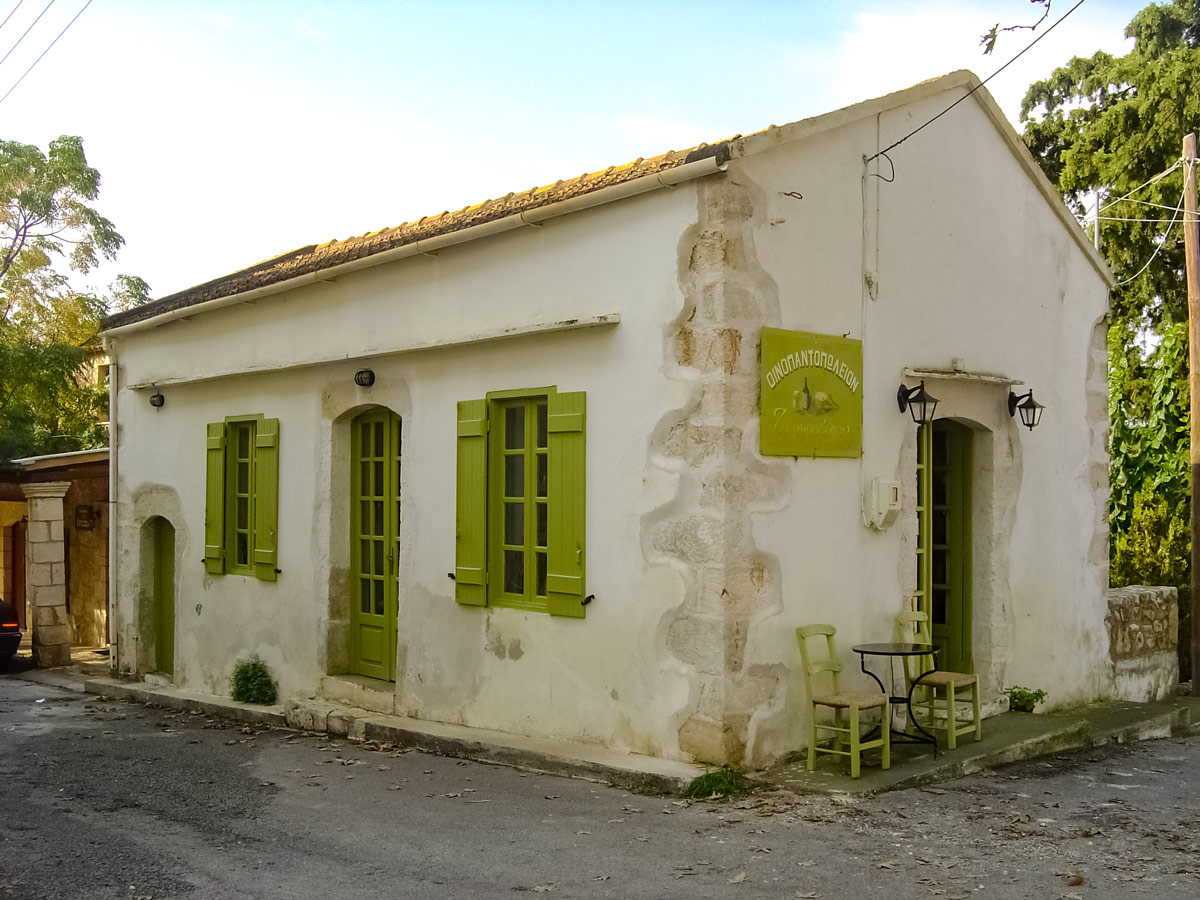 Little house cafe Crete Greece west adventure walking tour