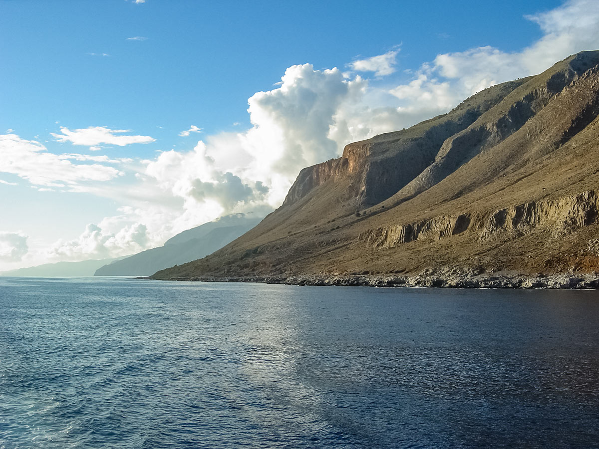 Crete coastal sunset Greece west adventure walking tour