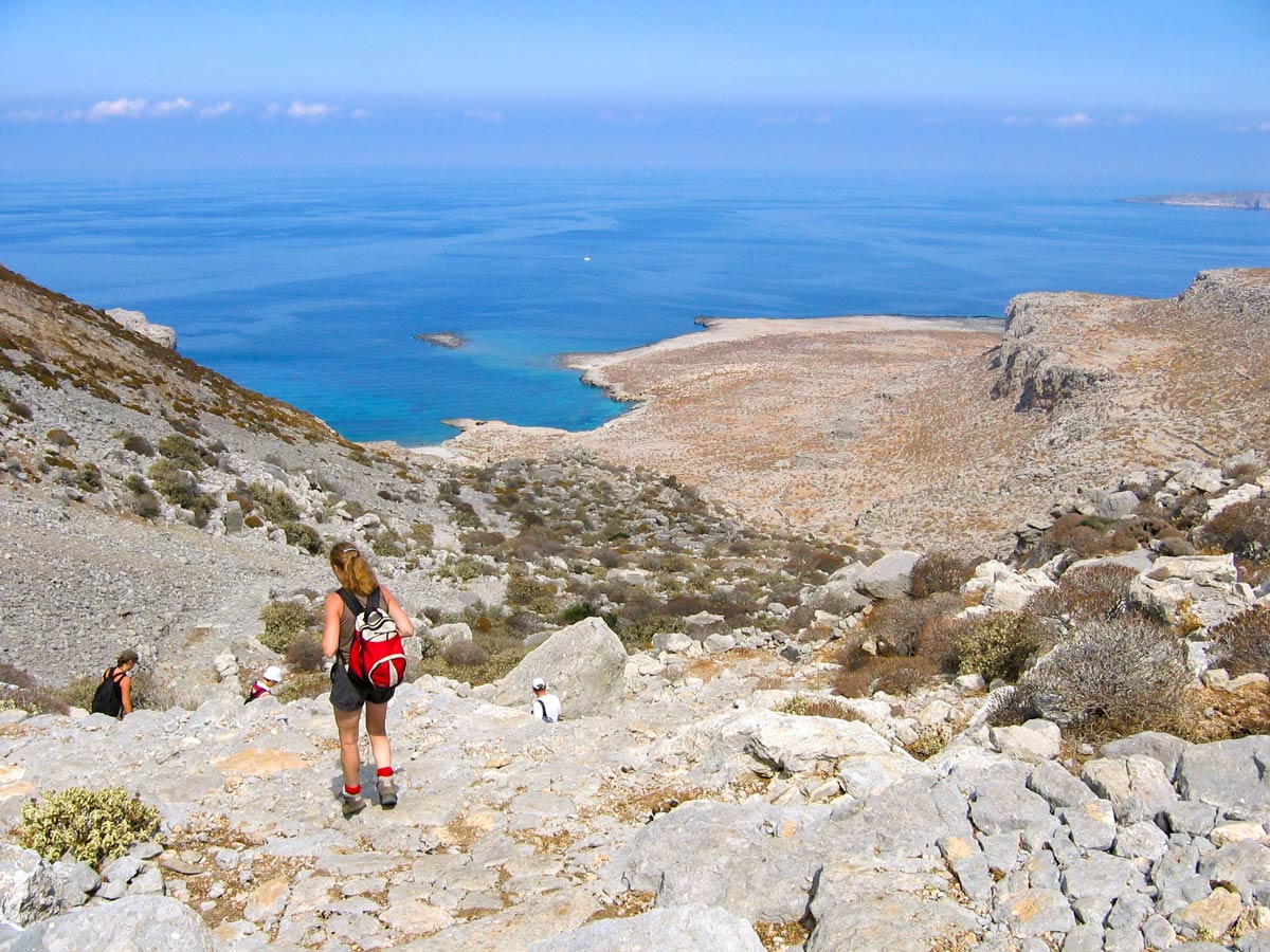 Mediterranean hills mountains walking hiking tour Karpathos Greece