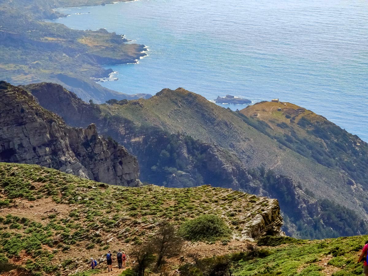 Olympos Spoa mediterranean walking hiking tour Karpathos Greece