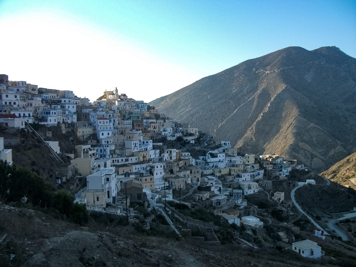 Greek mountain villages walking hiking tour Karpathos Greece