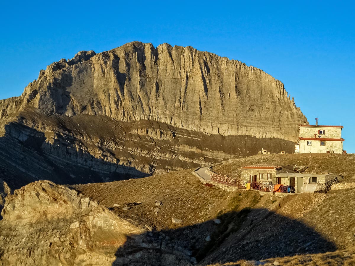 Litochoro Olympus mountain hut road hike exploring Greece