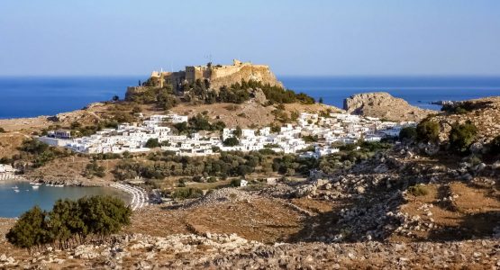 Mediterranean city Castle biking cycling tour Rhodes Greece