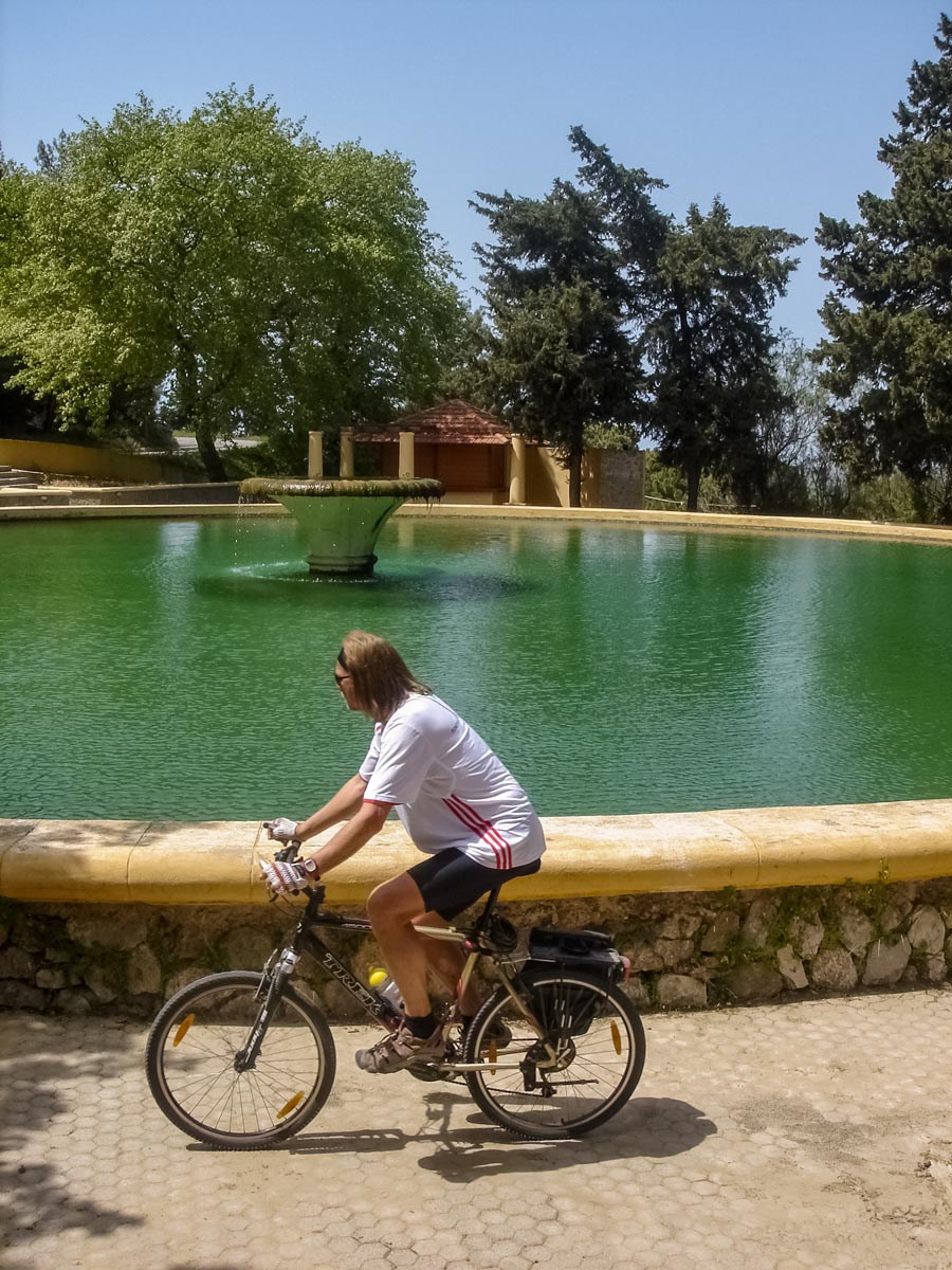 Eleousa beautiful fountain biking cycling tour Rhodes Greece