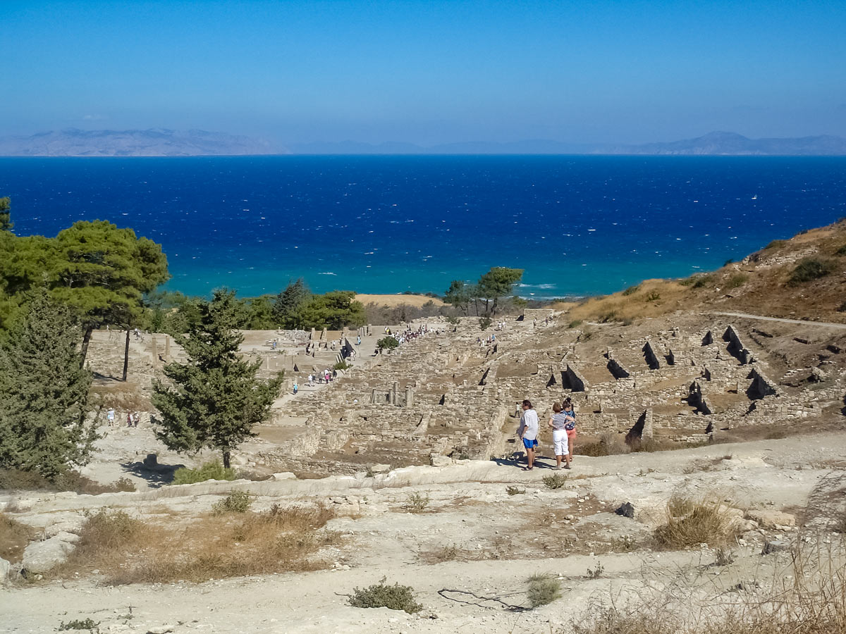 Oud Kamiros biking cycling tour Rhodes Greece