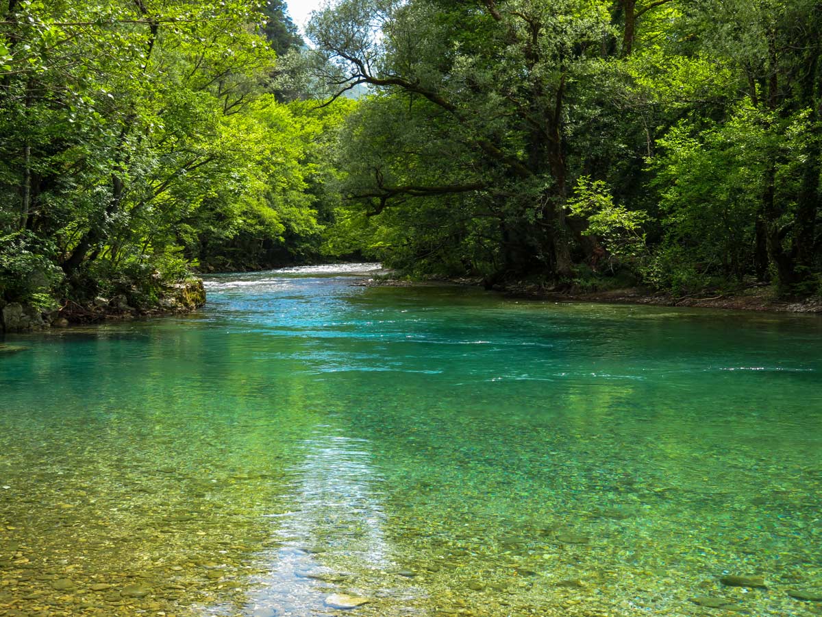 Voidomatis River Vikos Gorge hiking tour Greece