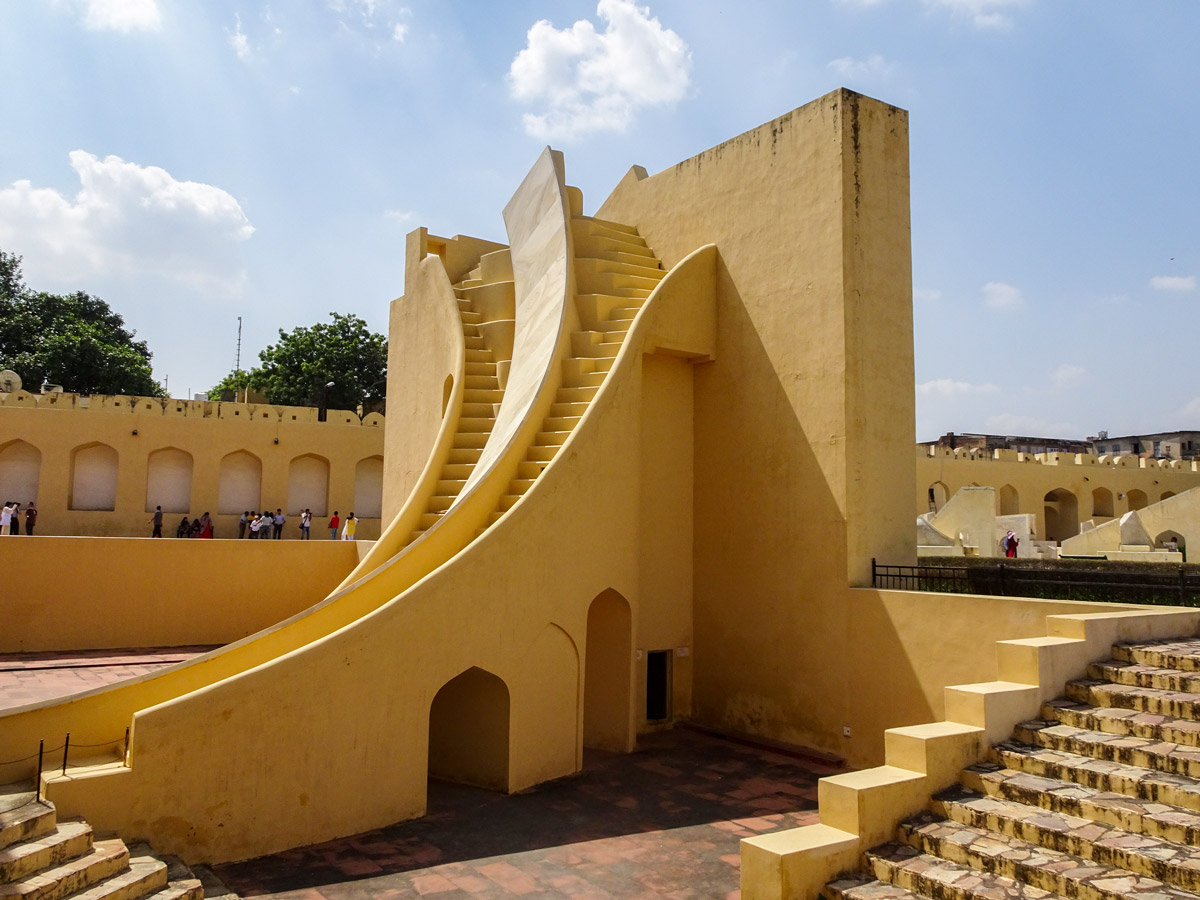 Jantar mantar observatorium in jaipur india yoga Golden Triangle Himalayas India adventure tour