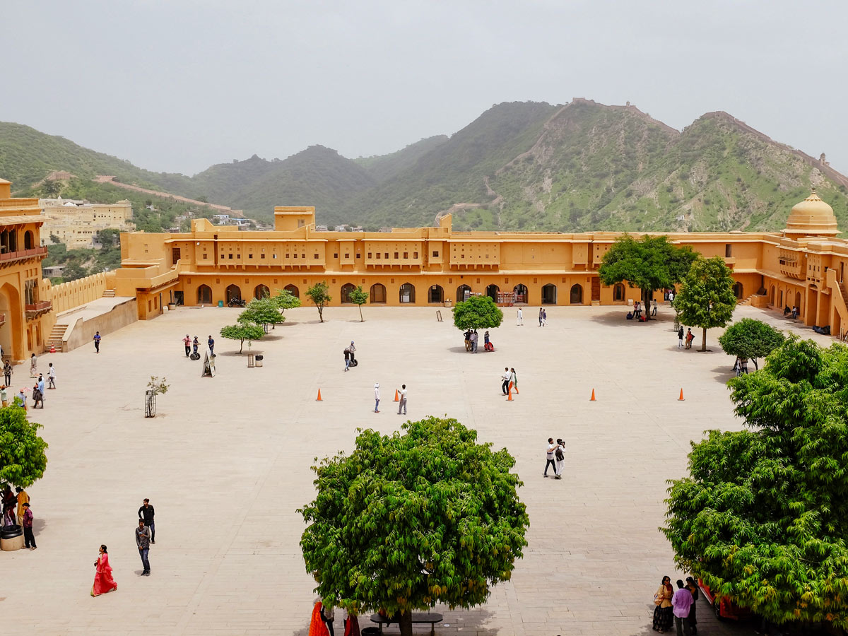 Amber Fort Devisinghpura Amer Jaipur Rajasthan india yoga Golden Triangle Himalayas India adventure tour