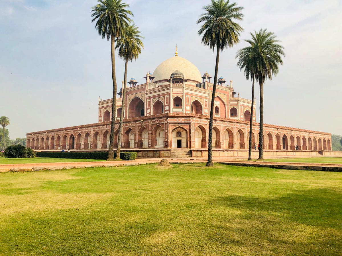 Humayun's Tomb, New Delhi, India yoga Golden Triangle Himalayas India adventure tour