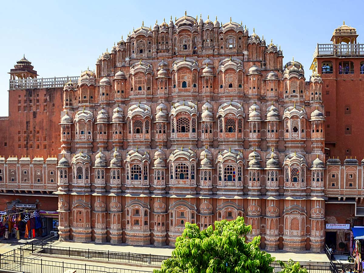 Palace of the wind in jaipur india yoga Golden Triangle Himalayas India adventure tour