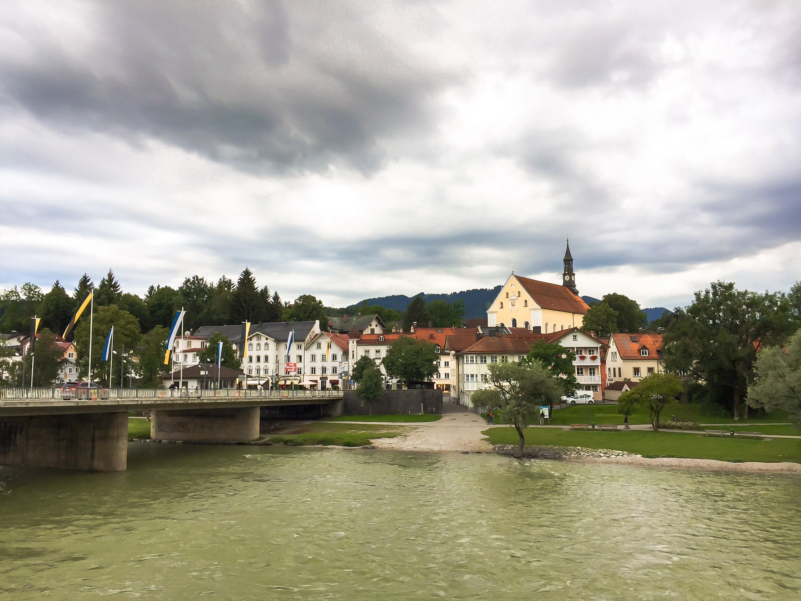 Bad Tolz Isar River