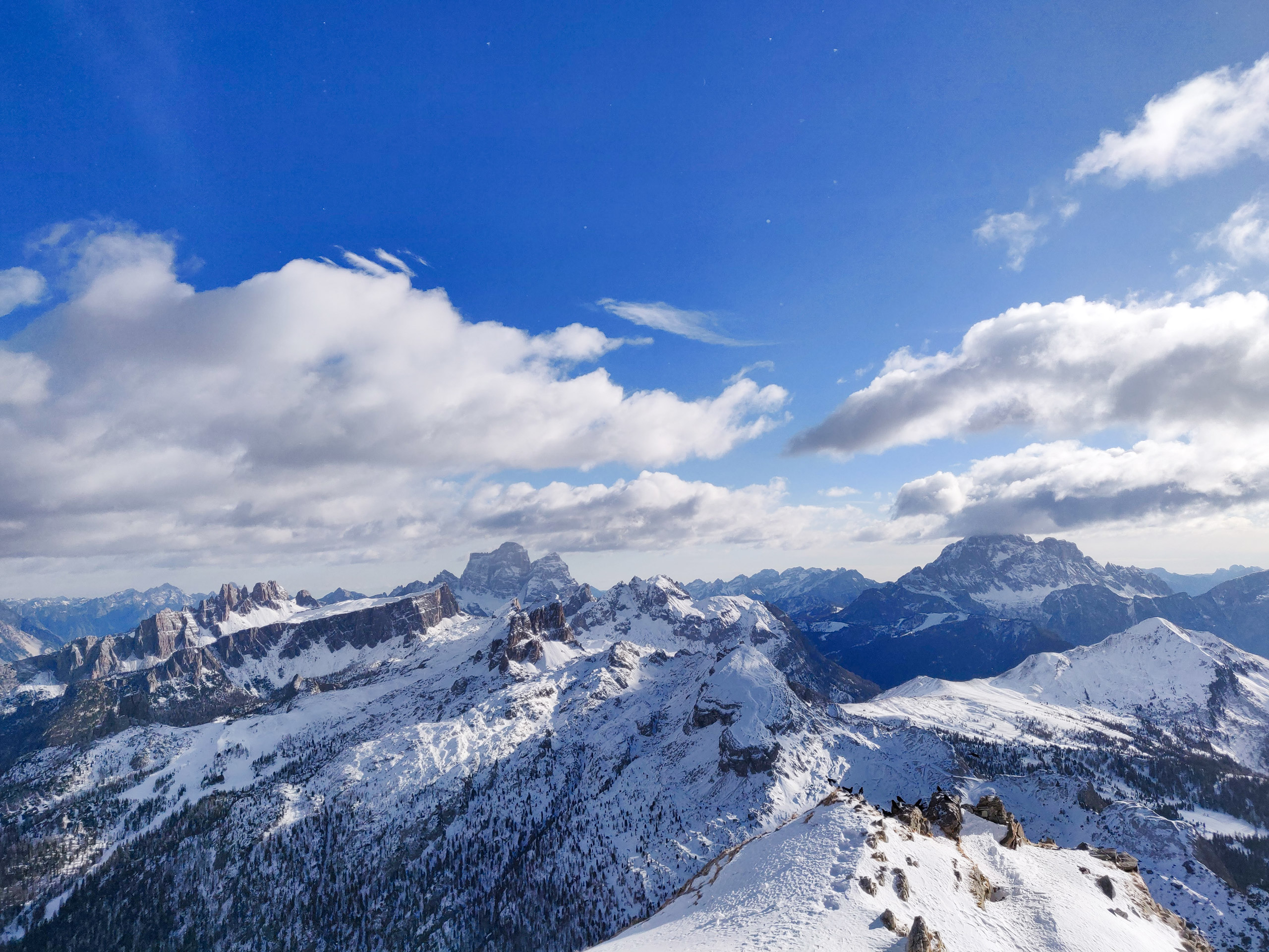 The Dolomites panoramicl wiev