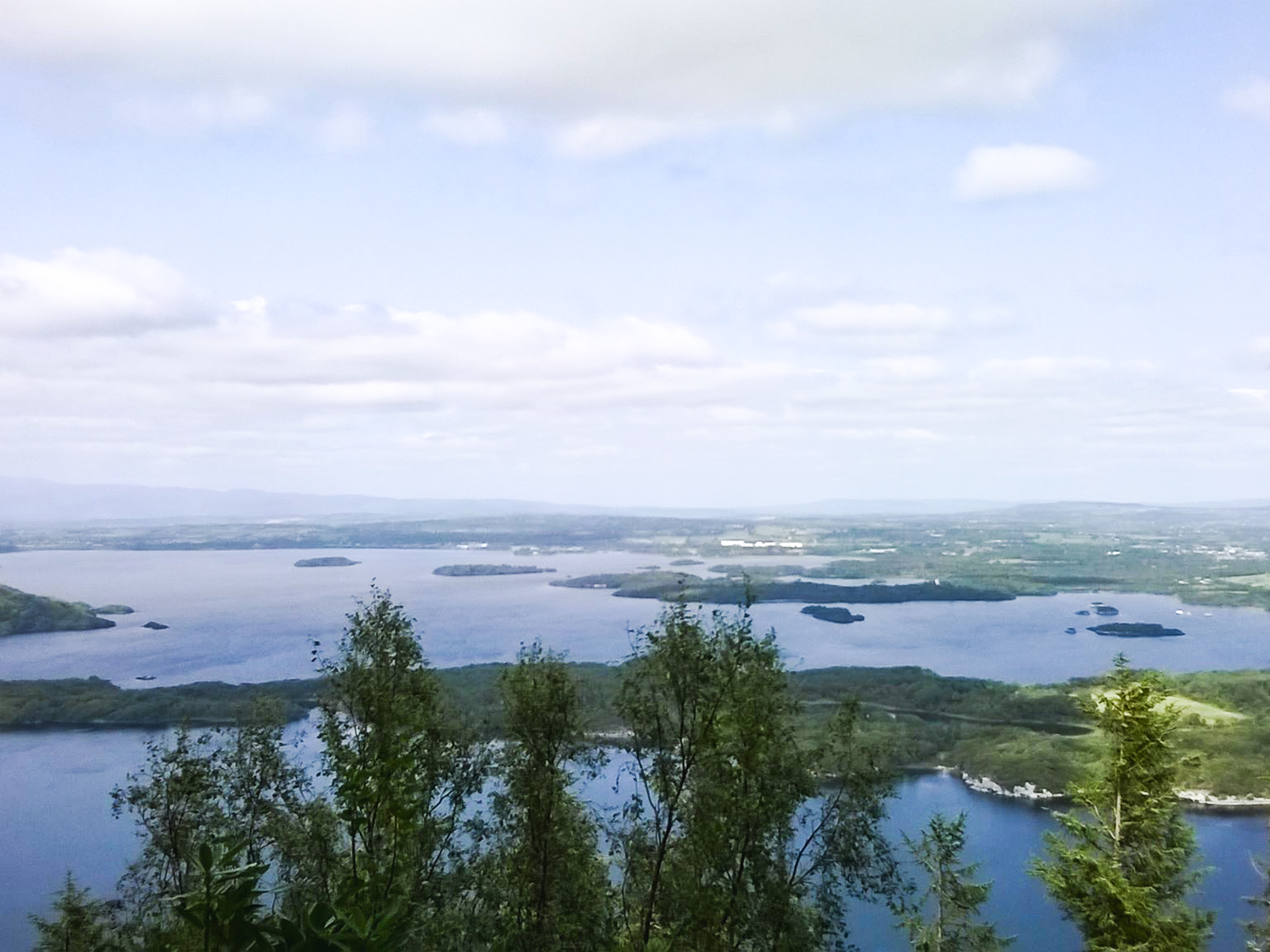 View on the Killarney Lakes