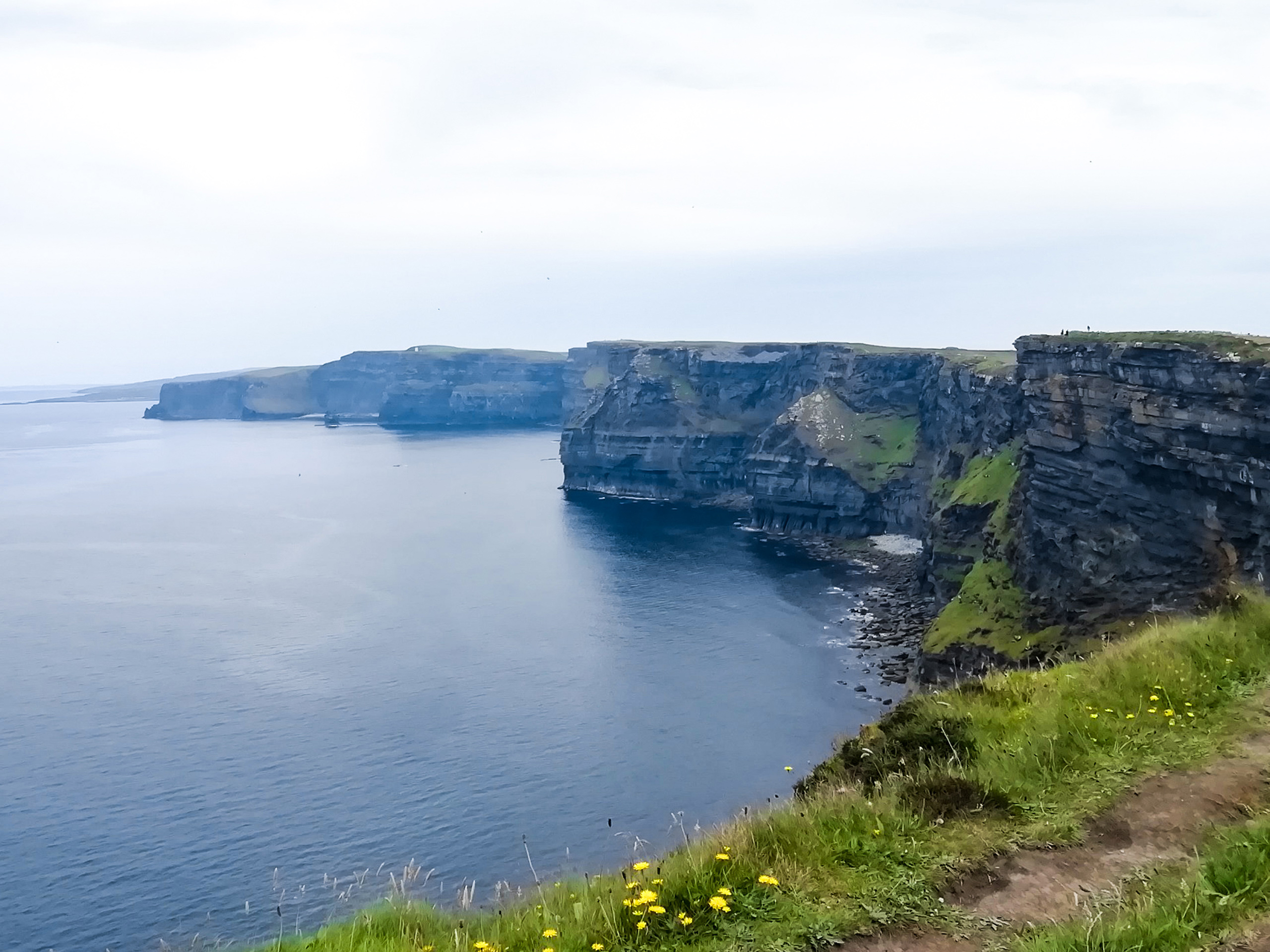Ireland sea and rocks landscape