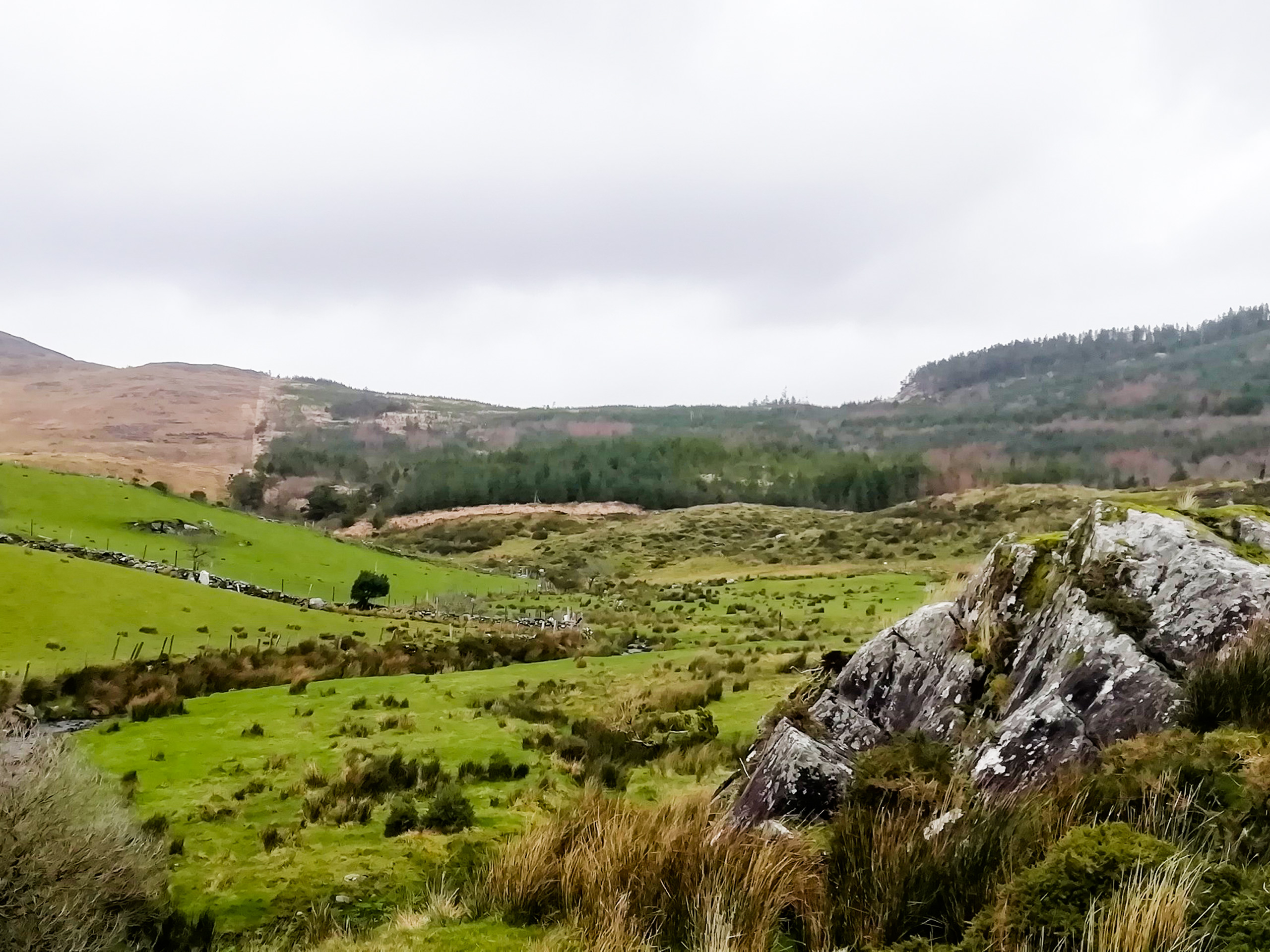 Ireland hills view