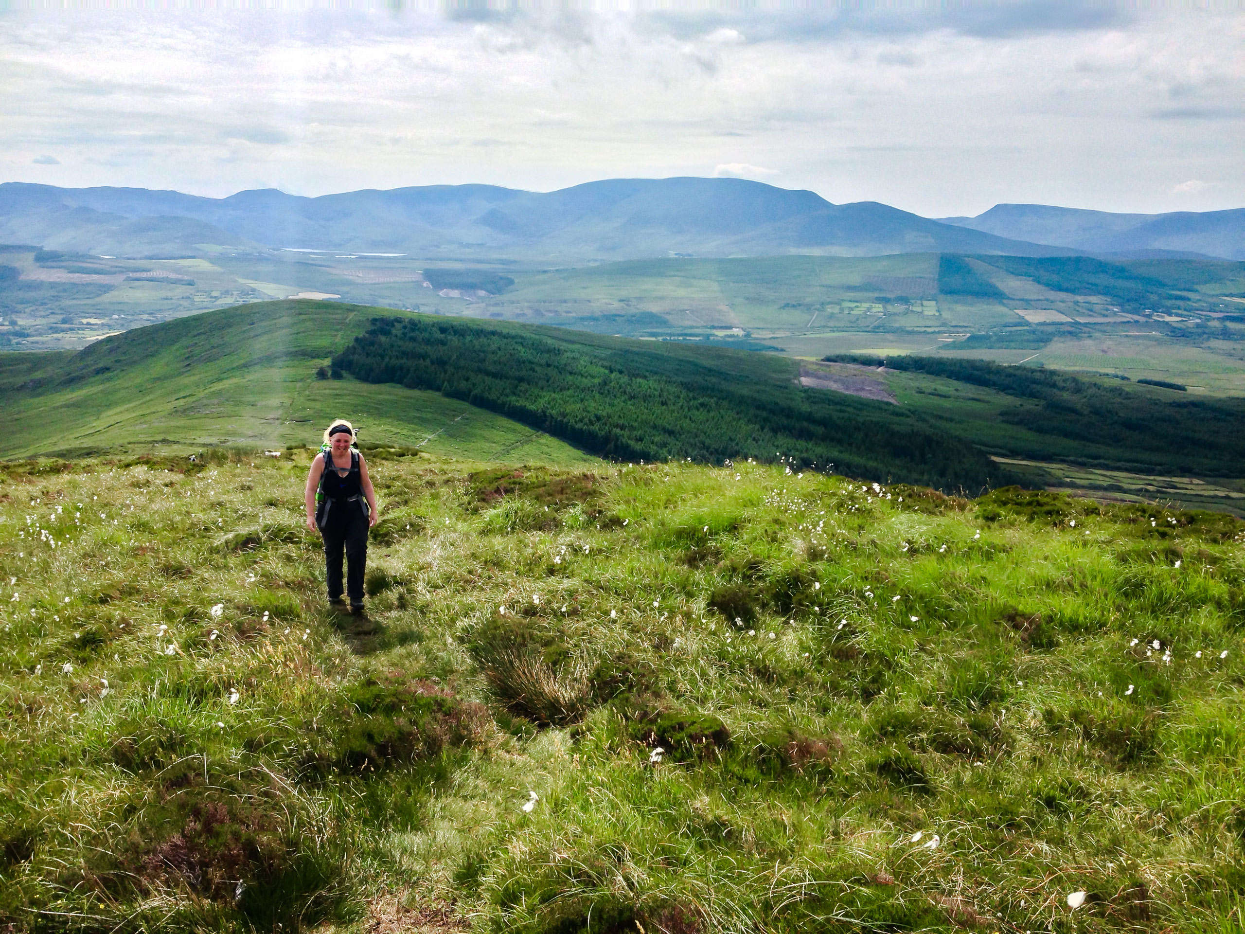 Walking of the hills in Irelang