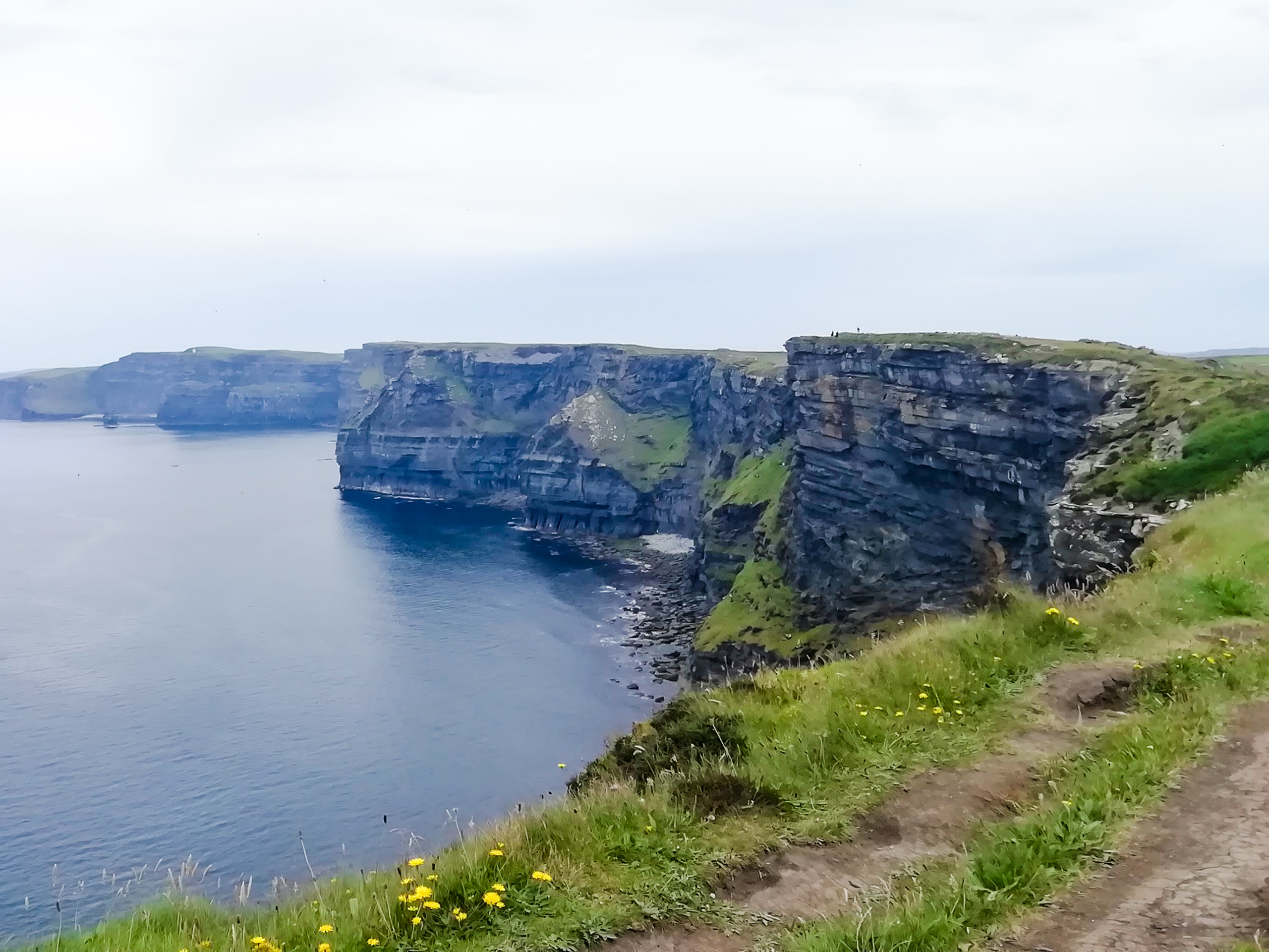 Rocky sea coast view