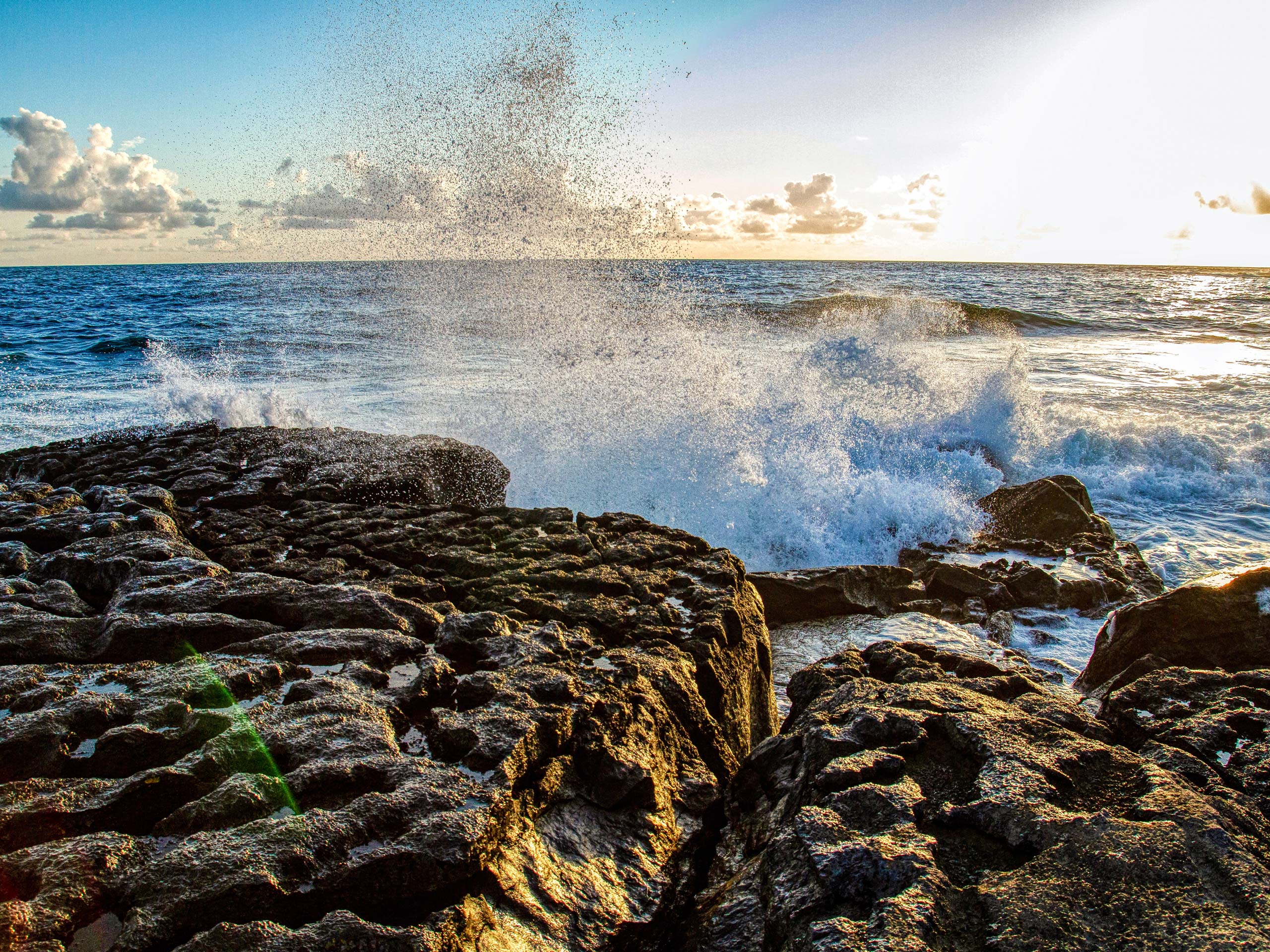 Waves on the coast in Doolin