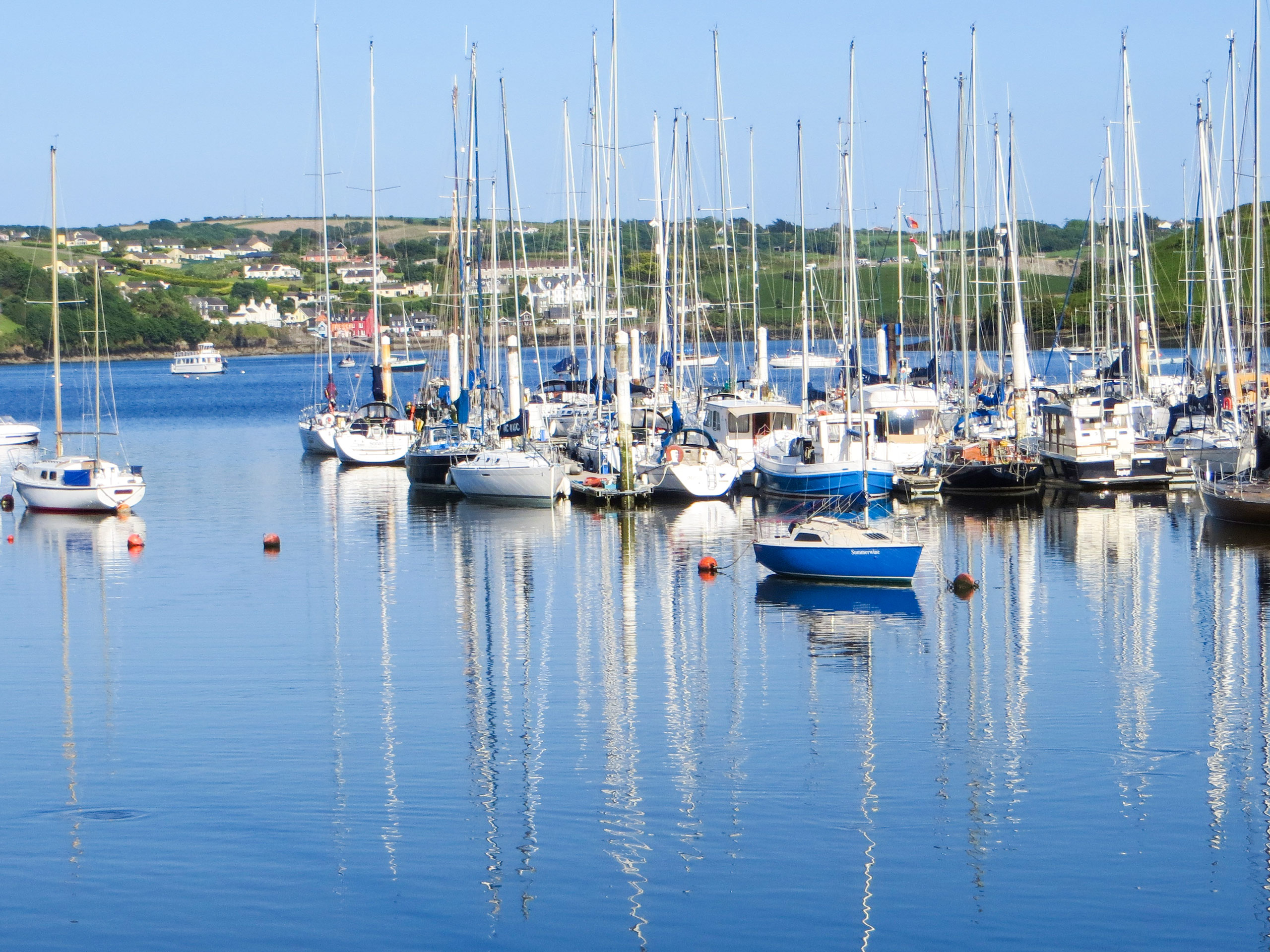 Boats on the port Kinsale