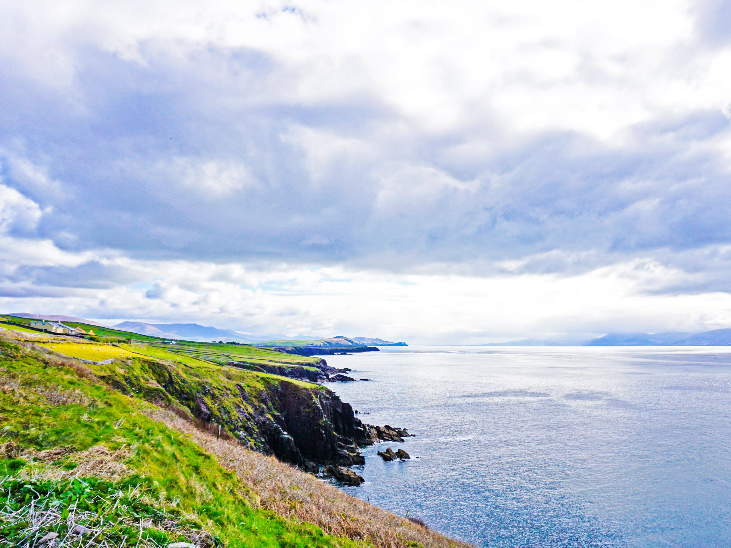 Beautiful Ireland coast landscape