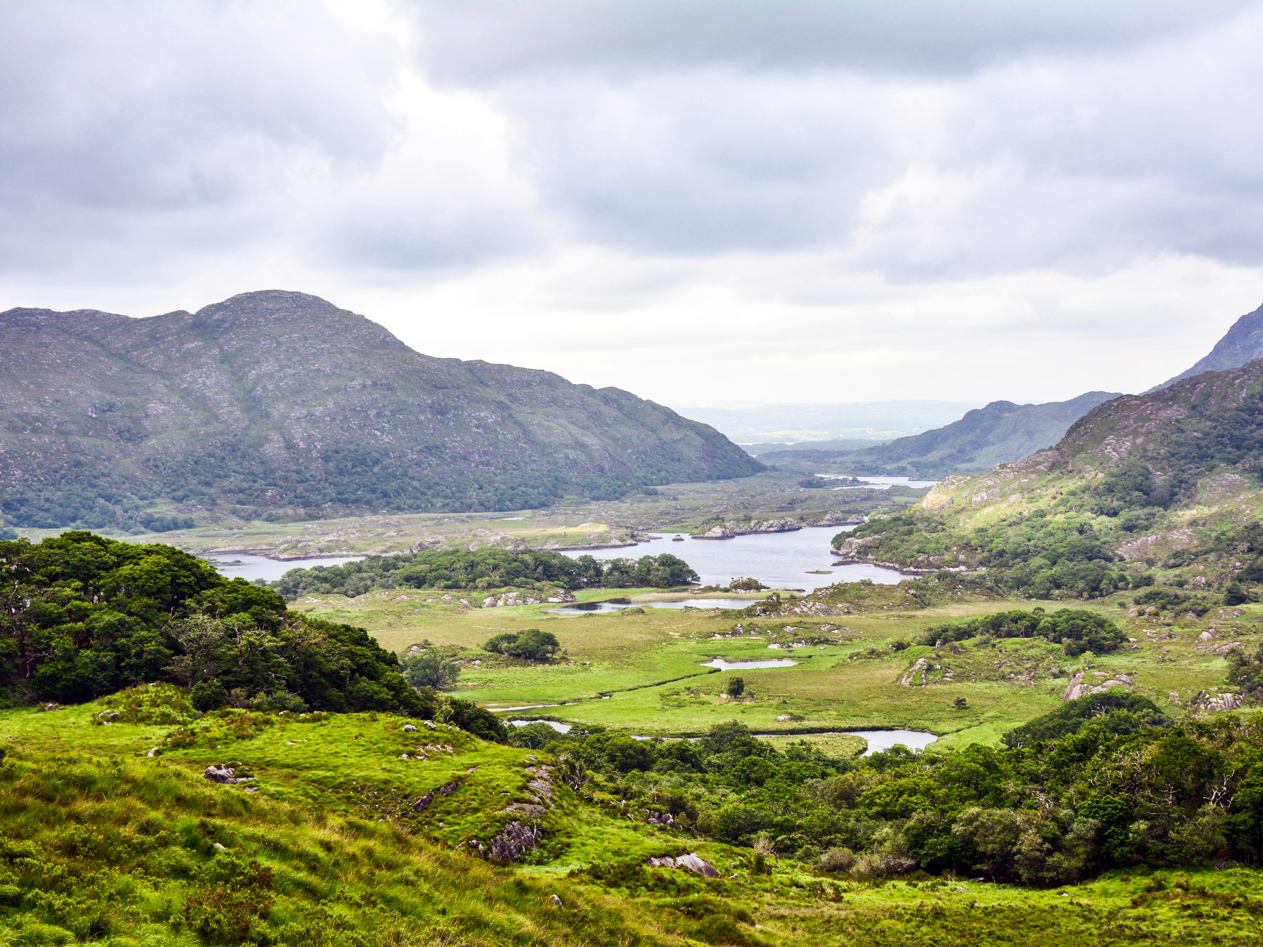 Mountain panoramic view in Ireland