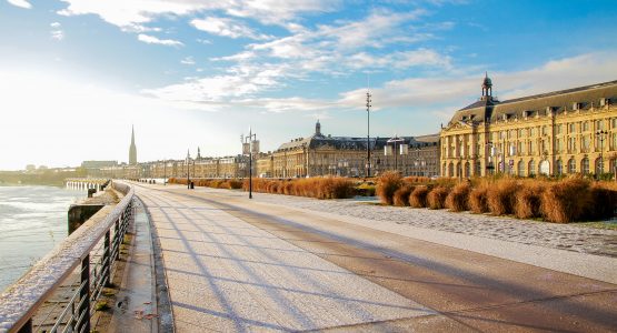 Beautiful Bordeaux quay view