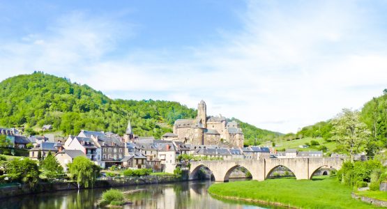 French Camino bridge landscape