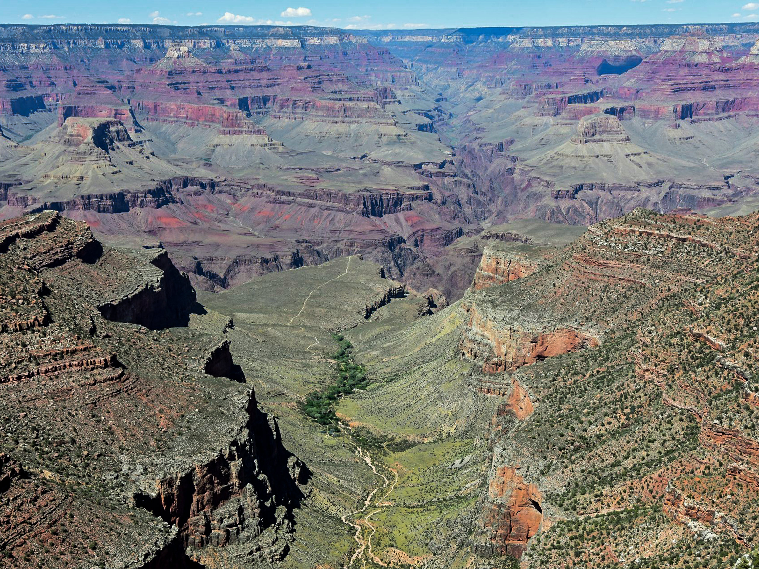 Panoramic view of the Grand Canyon USA